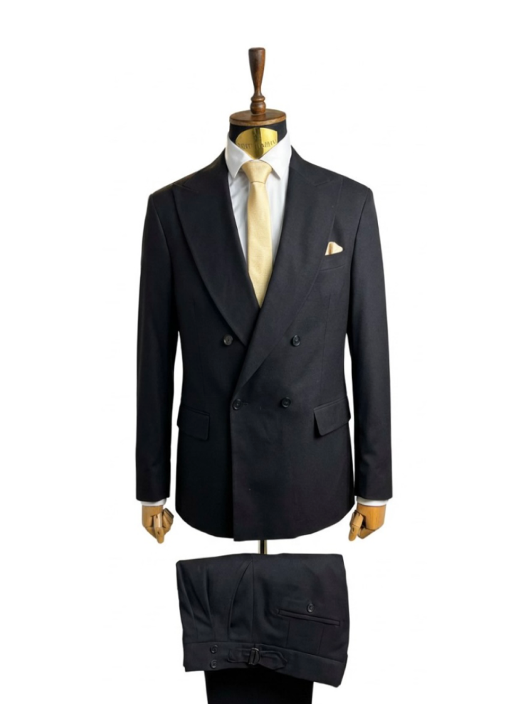 Костюм РБР 2-ка Двубортный Черный