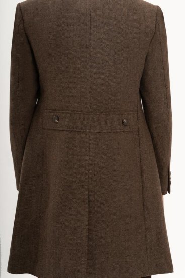 Пальто MAZALTOVMAN Двубортное премиум Коричневое