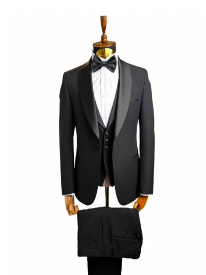 Смокинг MAZALTOVMAN 3-ка Черный премиум