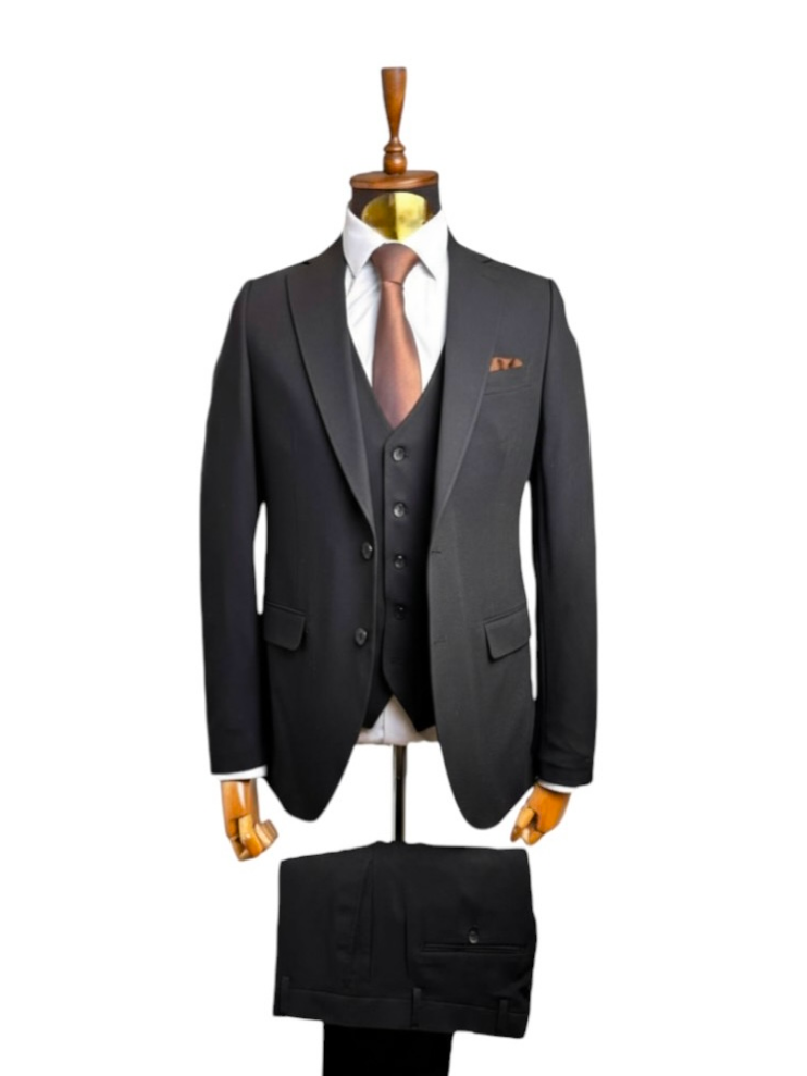 Костюм MAZALTOVMAN 3-ка Черный премиум линейка