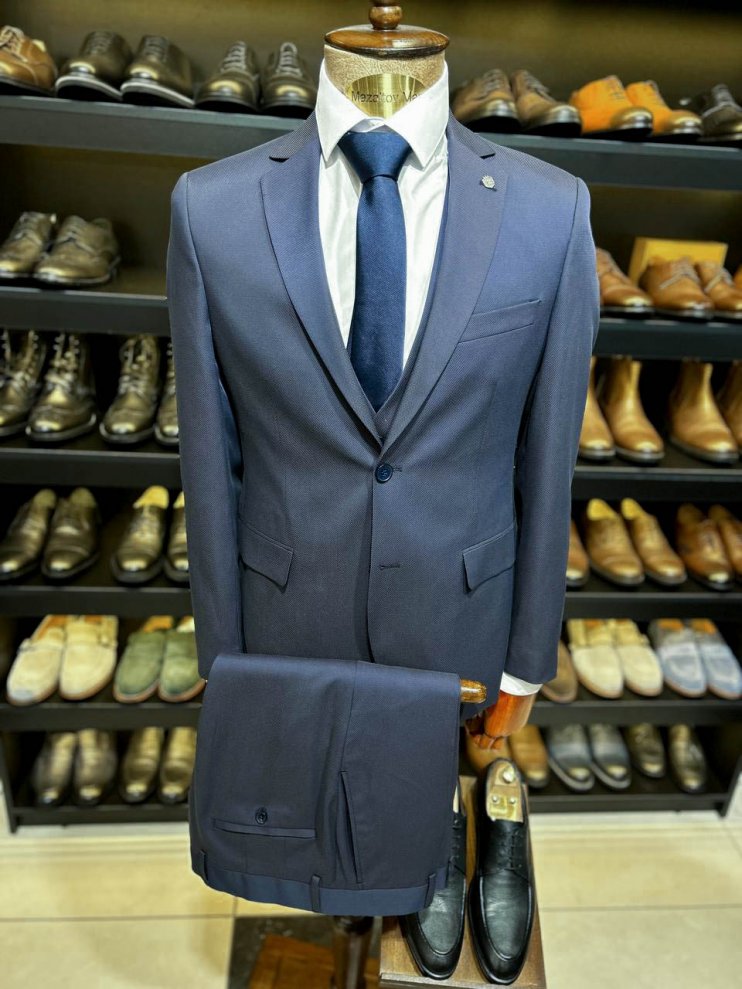 Костюм MAZALTOVMAN 3-ка Синий фактурный