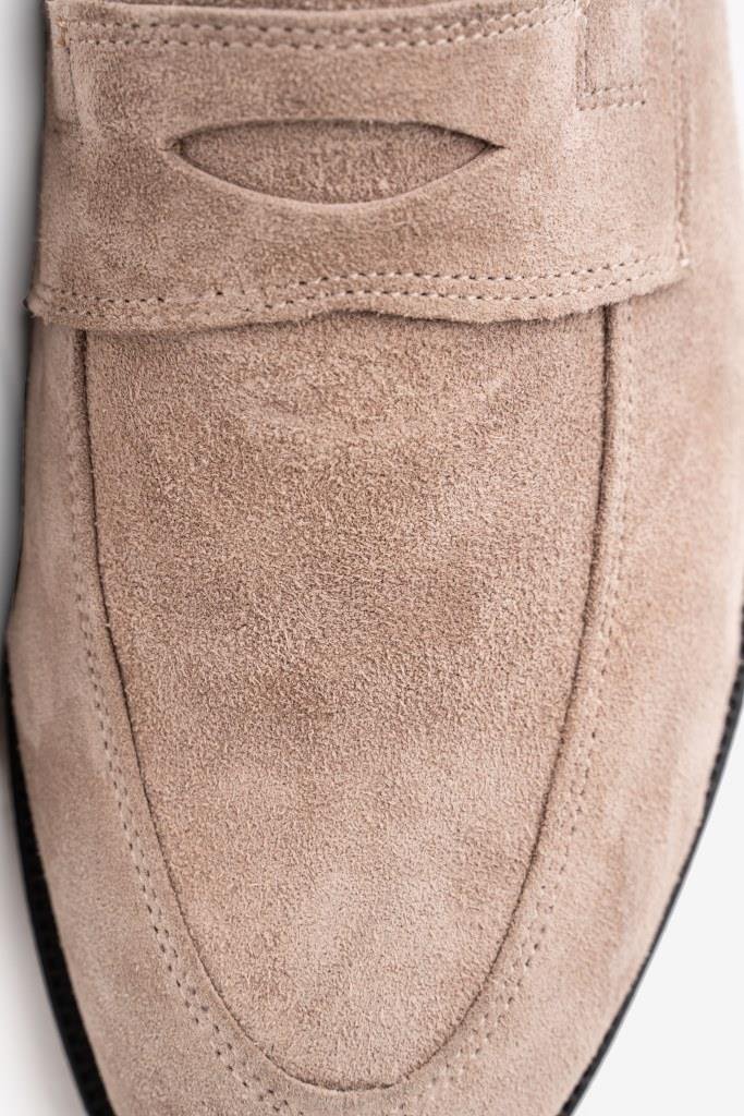 Лоферы MAZALTOVMAN Бежевые замшевые