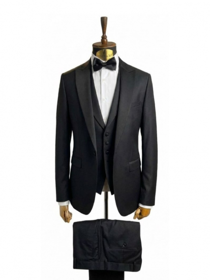 Смокинг MAZALTOVMAN 3-ка Черный премиум линейка