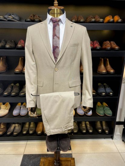 Костюм MAZALTOVMAN 2-ка Бежевый фактурный