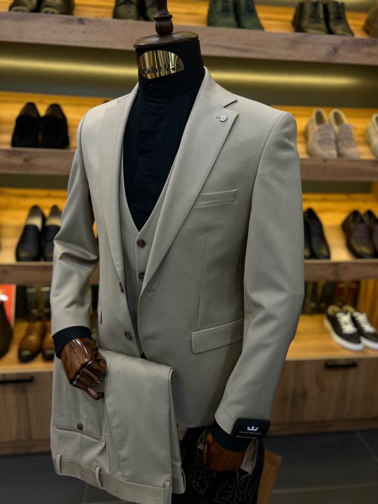 Костюм MAZALTOVMAN 3-ка премиум Бежевый