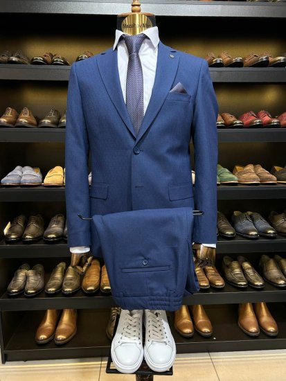 Костюм MAZALTOVMAN 2-ка Синий фактурный