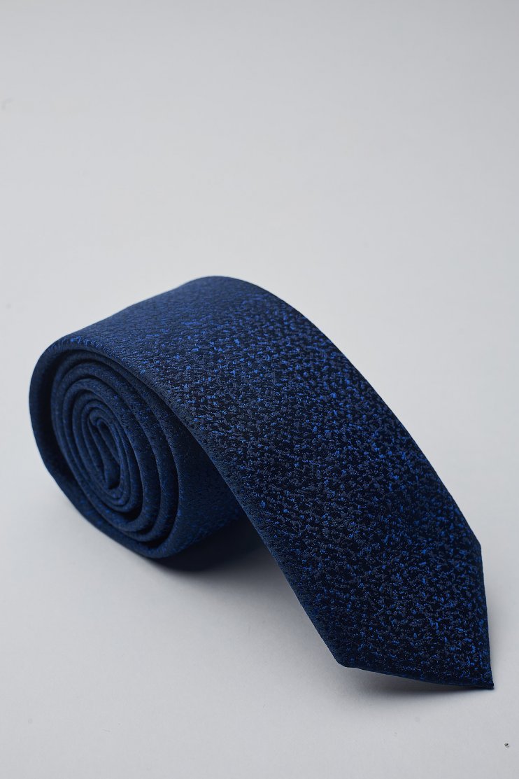 Мужской галстук Синий текстурный
