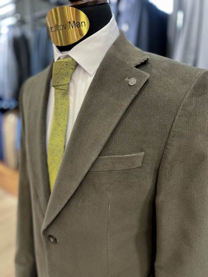 Костюм MAZALTOVMAN 2-ка премиум Хаки вельветовый